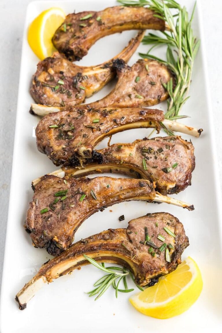 Air Fryer Lamb Chops Recipe (7 Minutes) - The Big Man's World