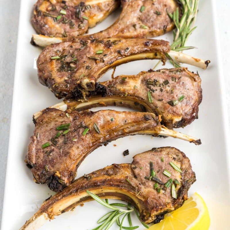 Air Fryer Lamb Chops Recipe 7 Minutes - The Big Man's World