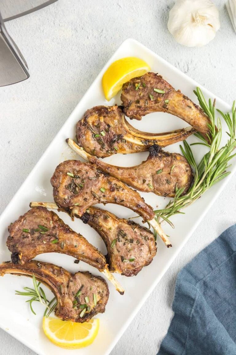 Air Fryer Lamb Chops Recipe 7 Minutes The Big Man S World