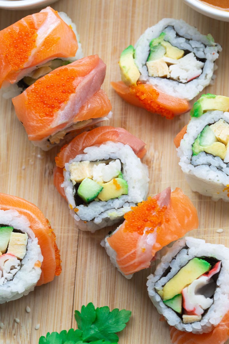 Smoked Salmon Sushi Roll Recipe