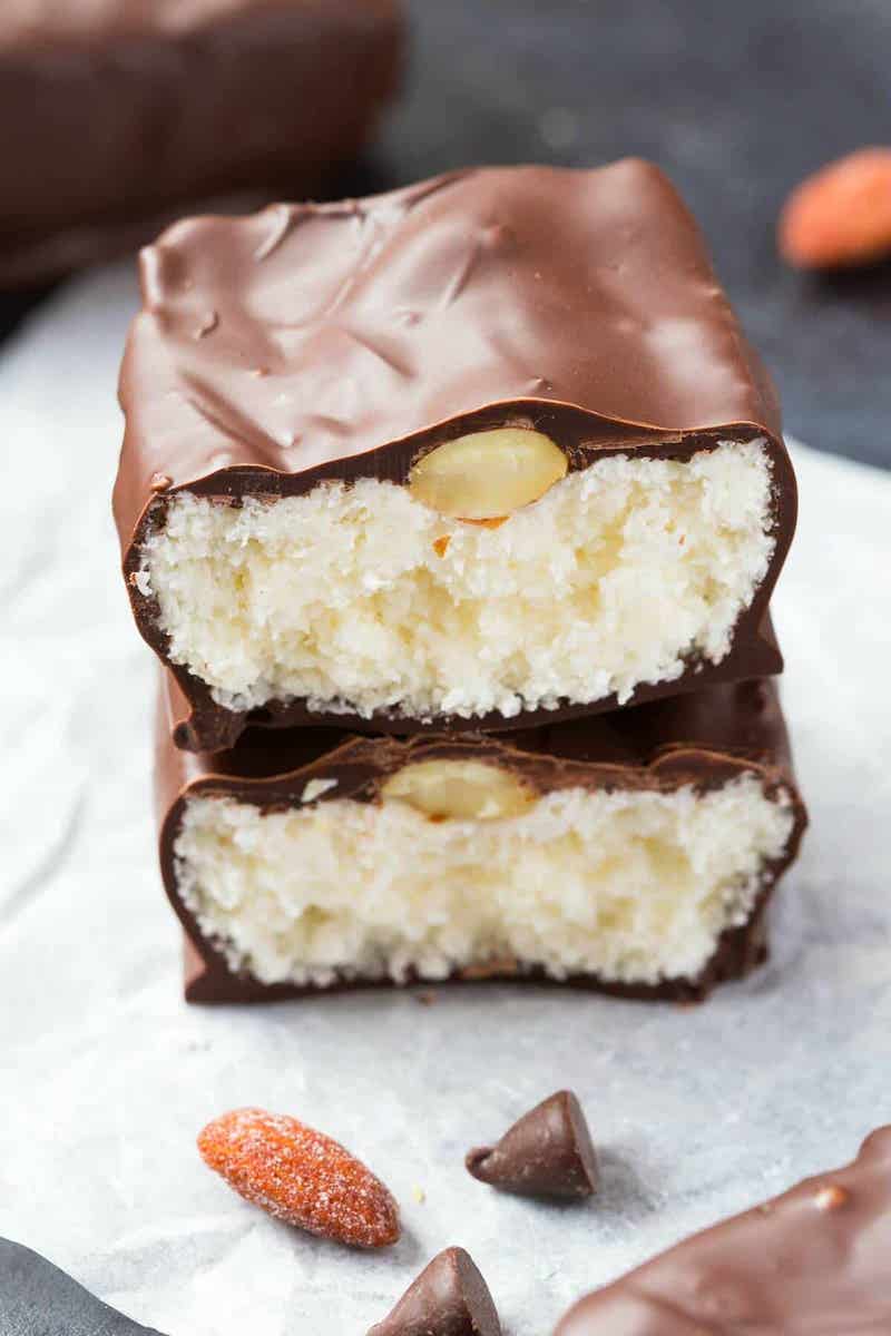 homemade almond joy.