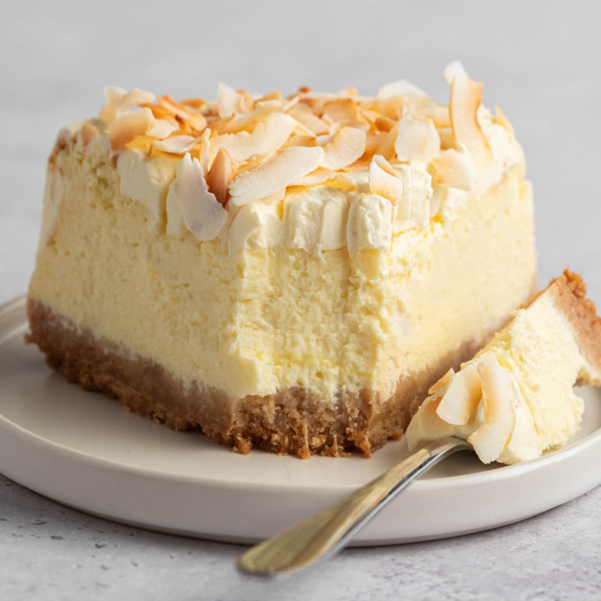 coconut cheesecake recipe.