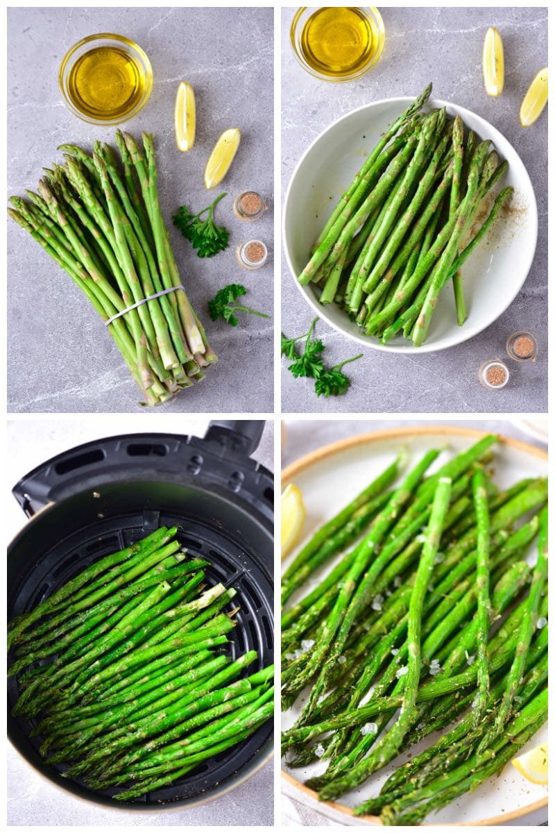 how to cook asparagus in the air fryer.