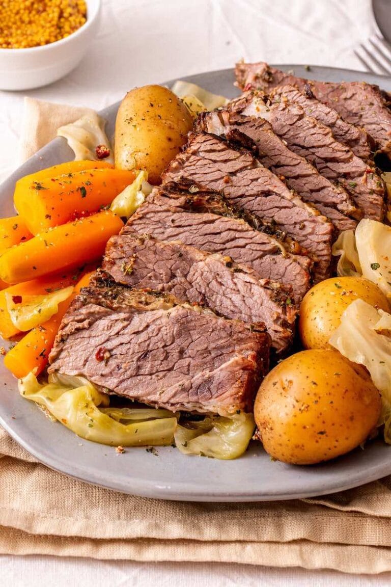 Instant pot brisket juicy tender and minimal prep needed 