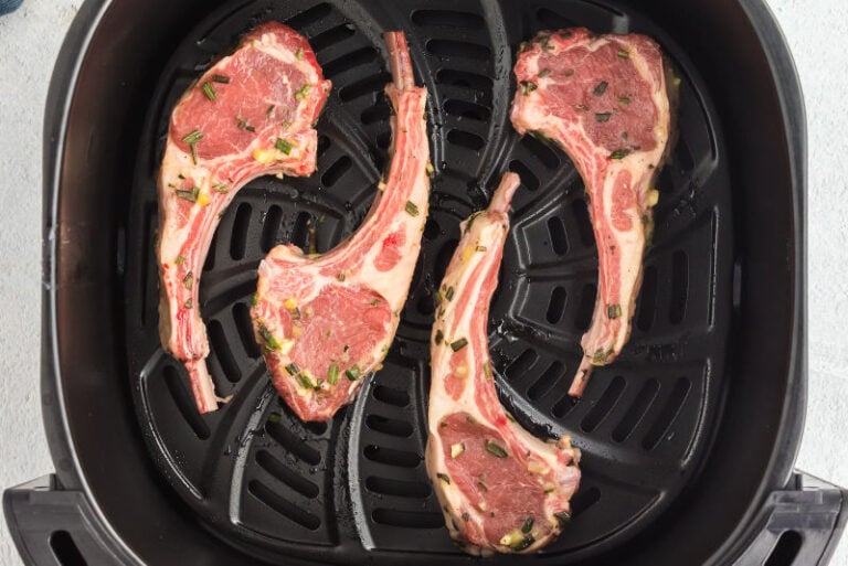 Air Fryer Lamb Chops Recipe (7 Minutes) The Big Man's World