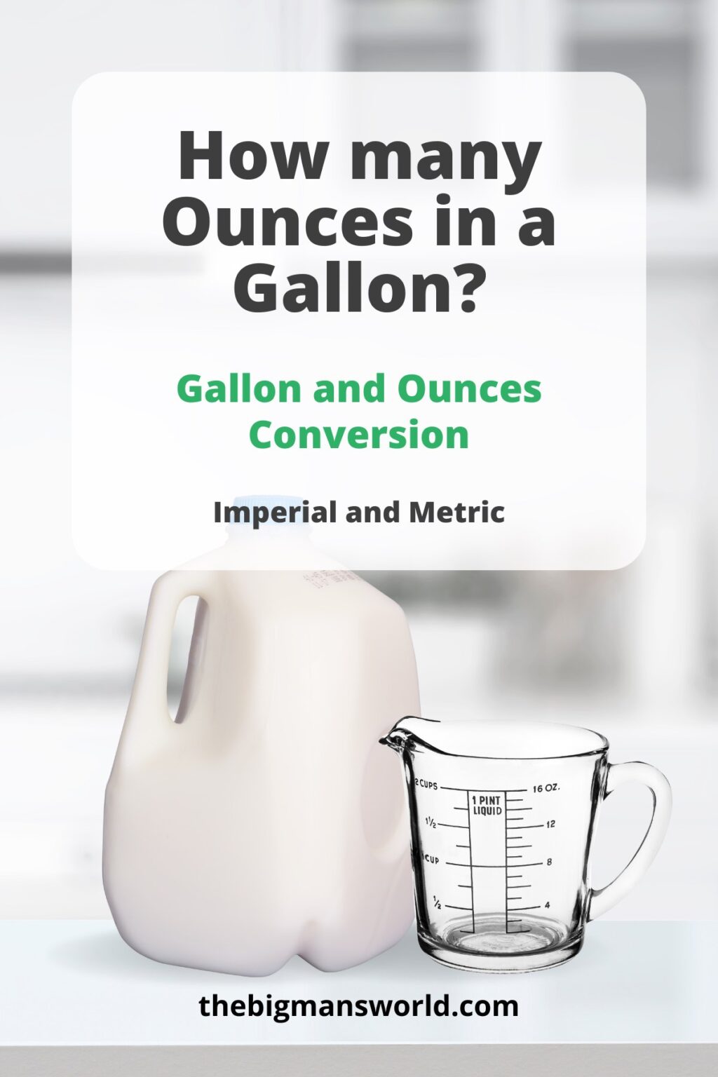 How Many Ounces In A Gallon Metric And Imperial Measurements