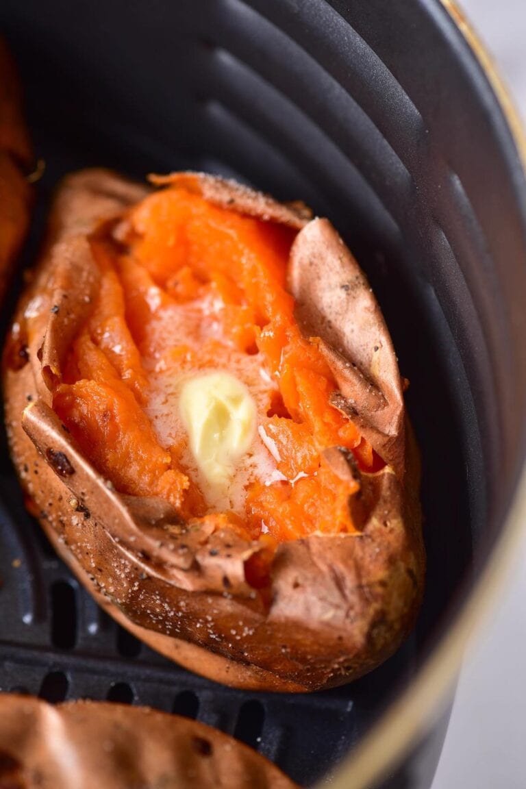 20Minute Air Fryer Baked Sweet Potato The Big Man's World