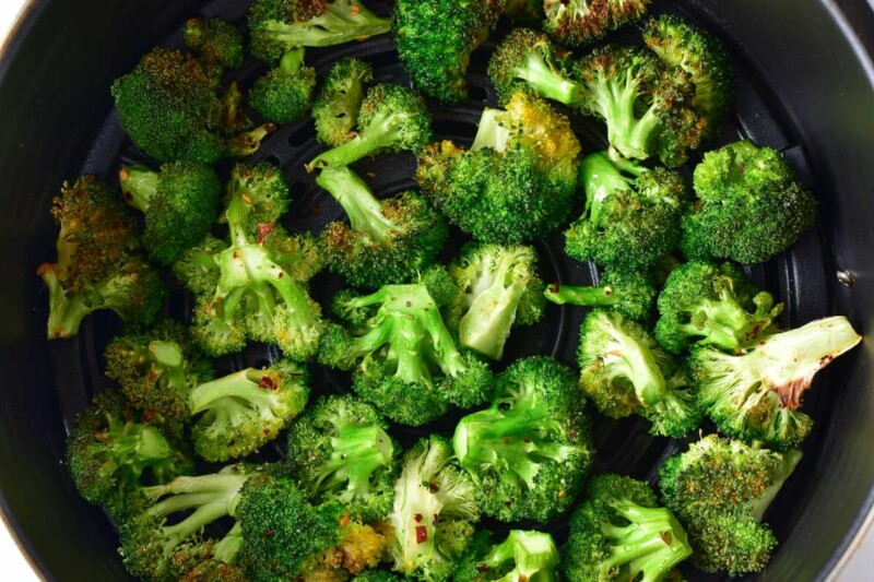 Air Fryer Broccoli {Fast and Crispy!}