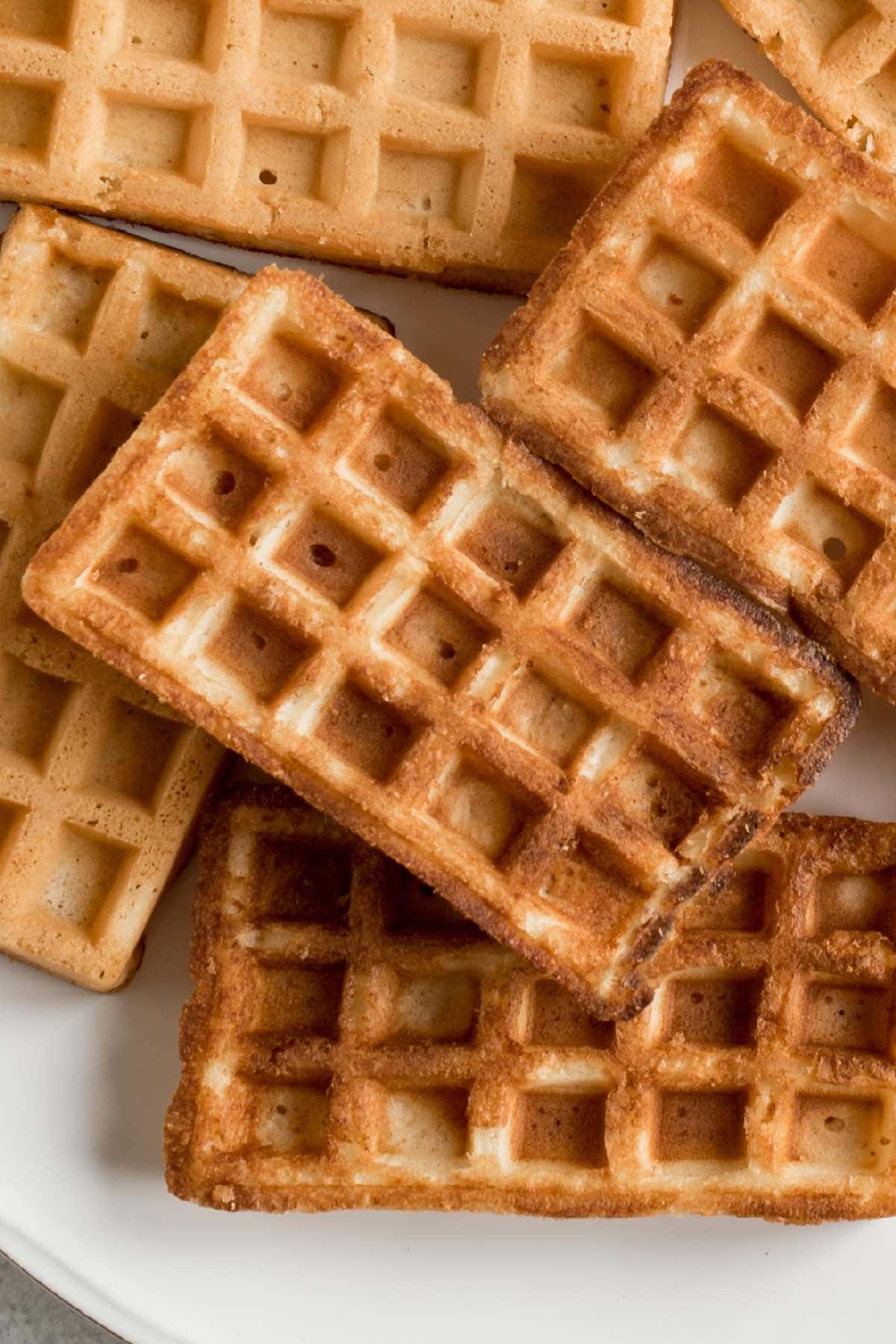 Crispy Cheesy Mini Waffle Maker Eggs (Amazing!!)