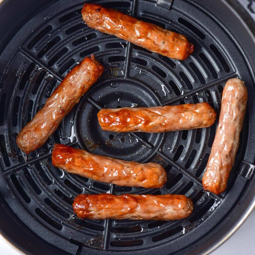 Air Fryer Sausage In 8 Minutes Links Or Breakfast Sausages