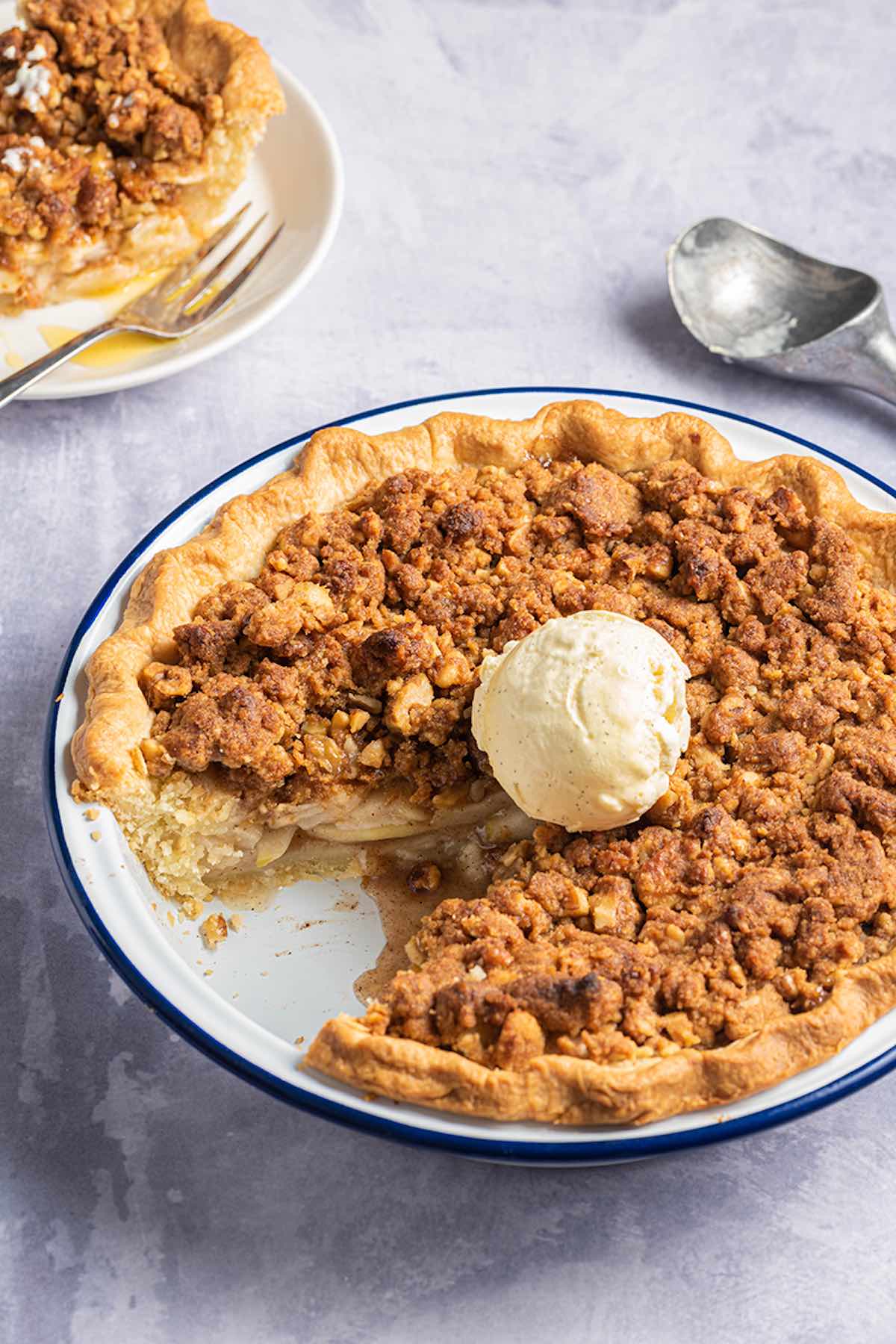 apple pie crumb topping.