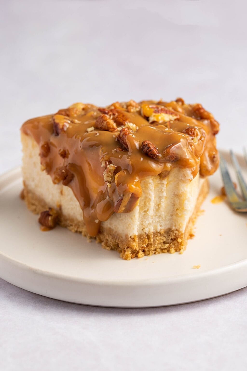 Caramel Pecan Cheesecake (No bake!) The Big Man's World