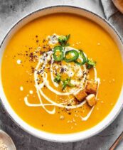 pumpkin curry soup recipe.