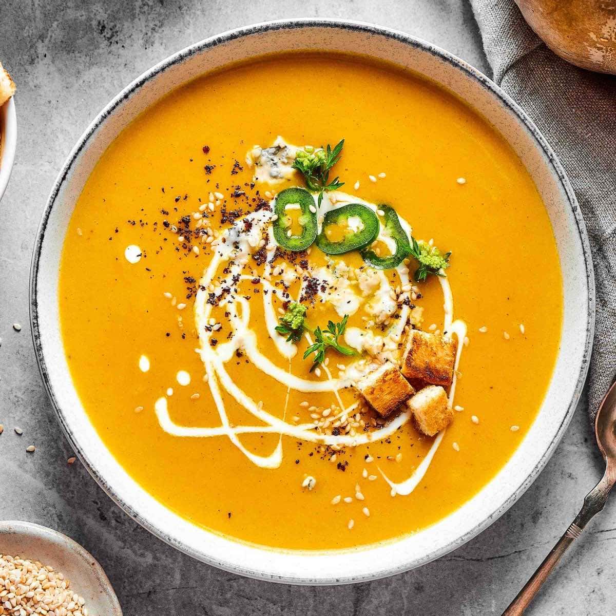 Pumpkin Curry Soup - The Big Man's World ®