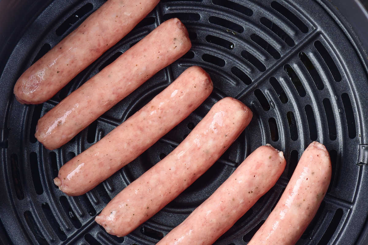 sausage links in air fryer.