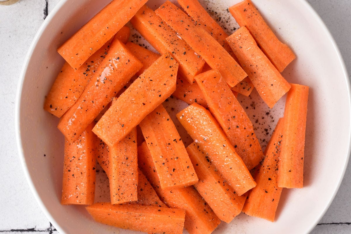 seasoned carrots.