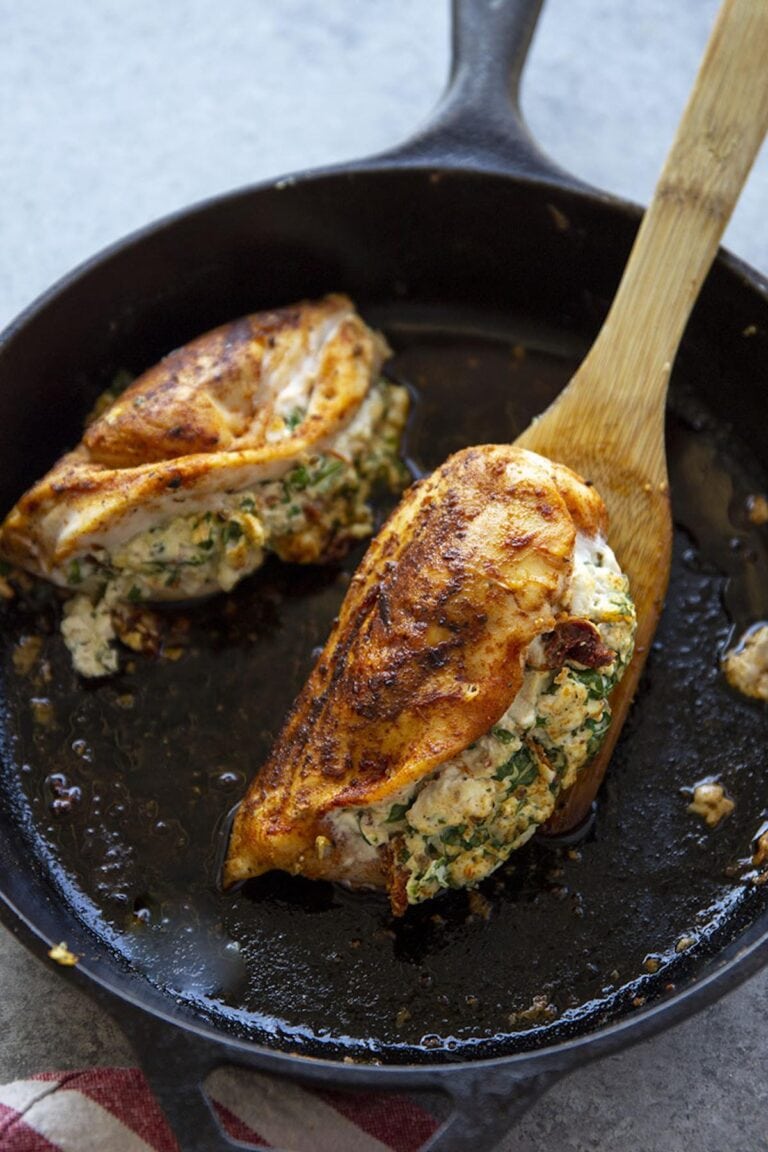 Stuffed Chicken Breast In 10 Minutes
