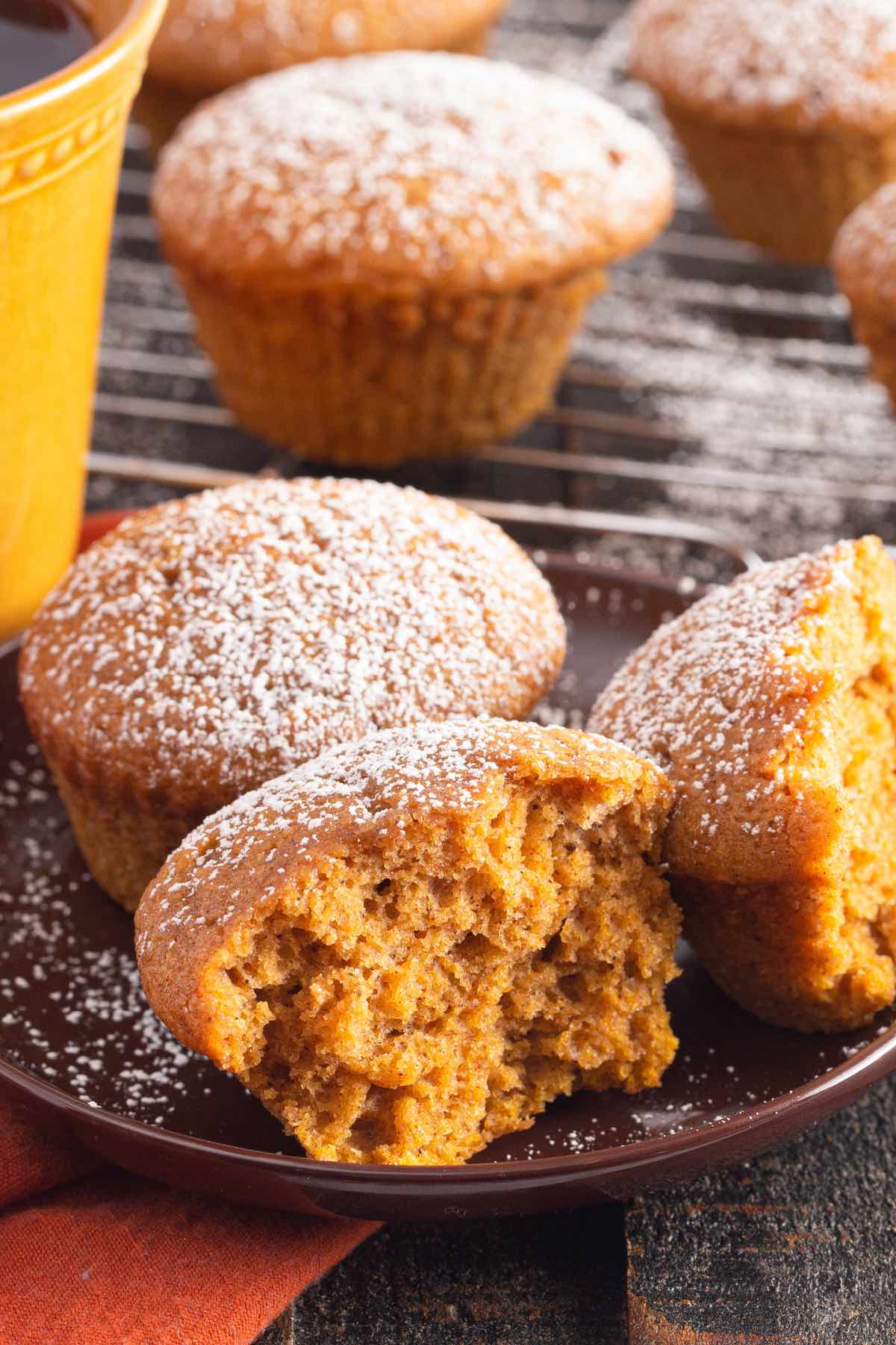 muffins with sweet potato.