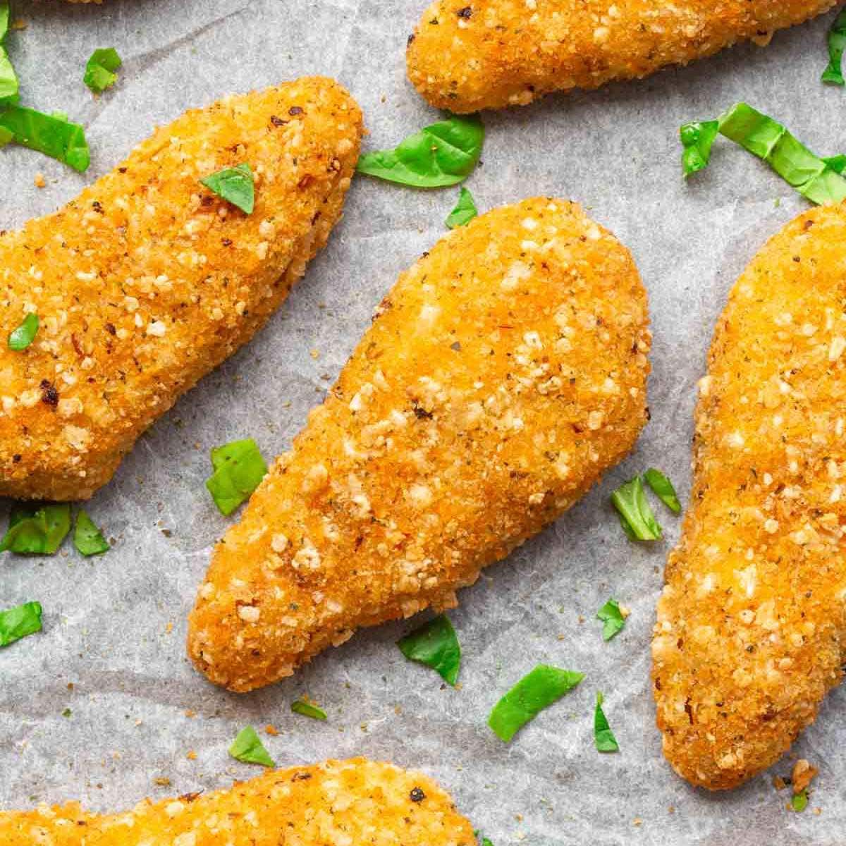 Air Fryer Frozen Chicken Nuggets - always use butter