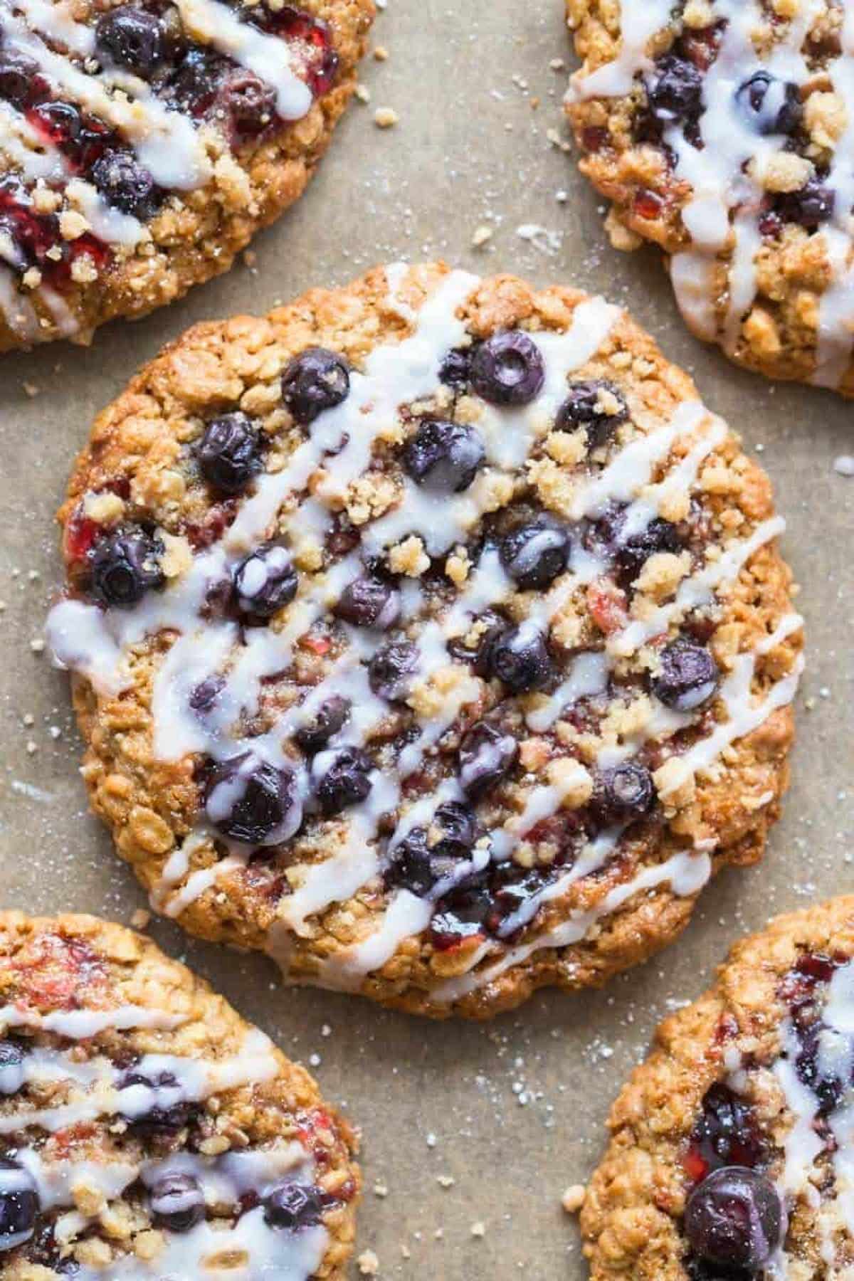 blueberry breakfast cookies.