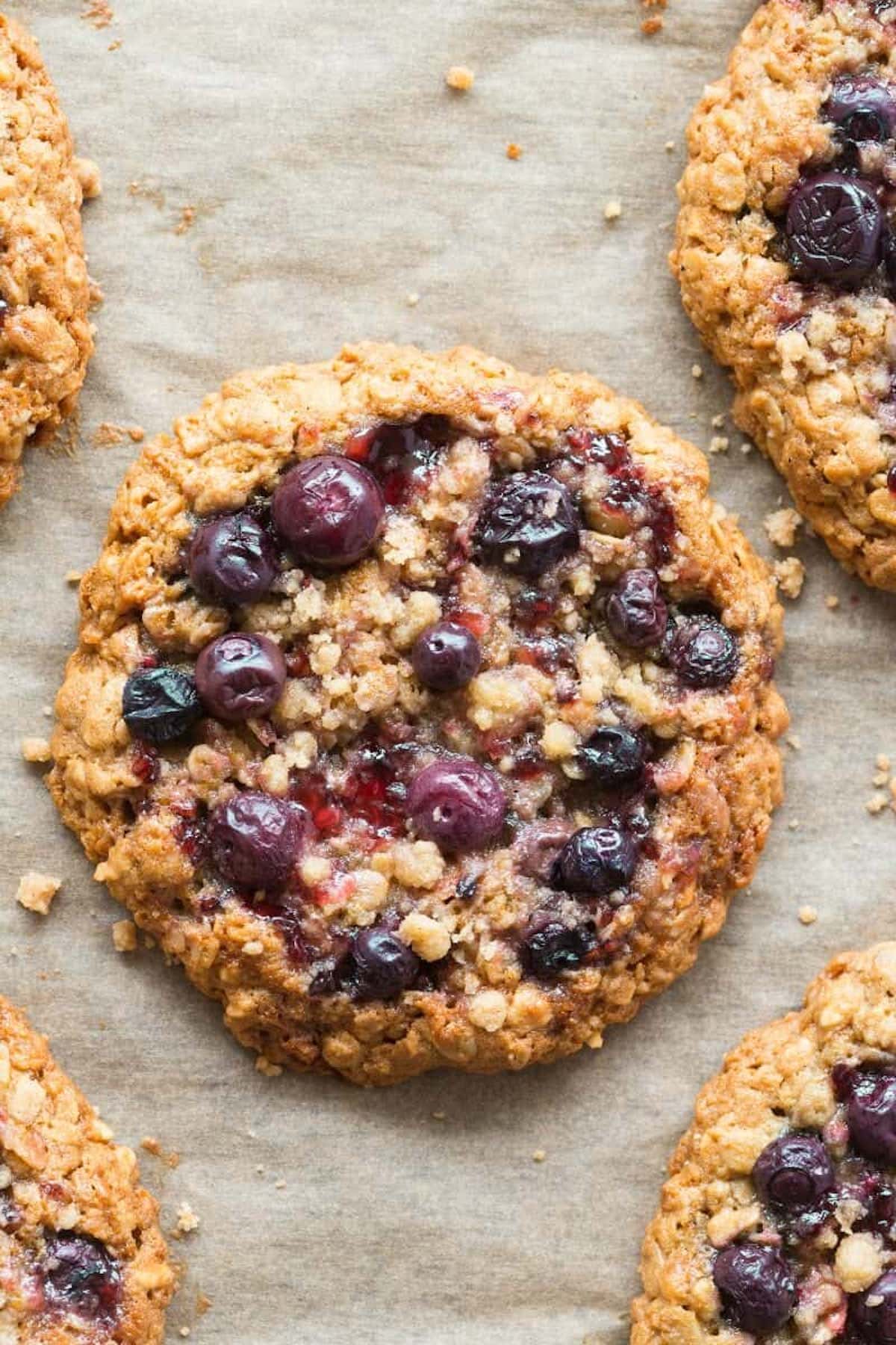 Blueberry cookies.