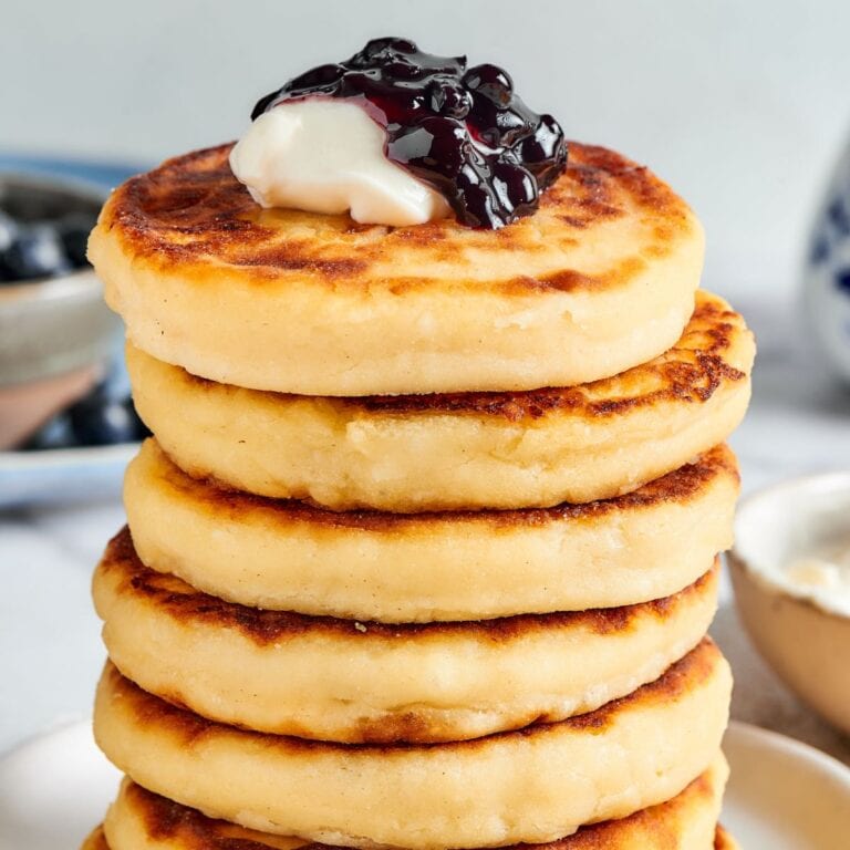 Cottage Cheese Pancakes {3 Ingredients} - The Big Man's World