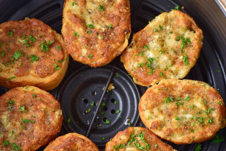5Minute Air Fryer Garlic Bread {Fresh Or Frozen} The Big Man's World