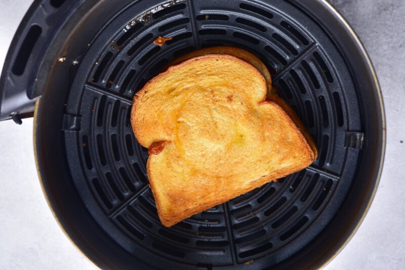 Air Fryer Grilled Cheese In 8 Minutes Extra Crispy And Gooey!