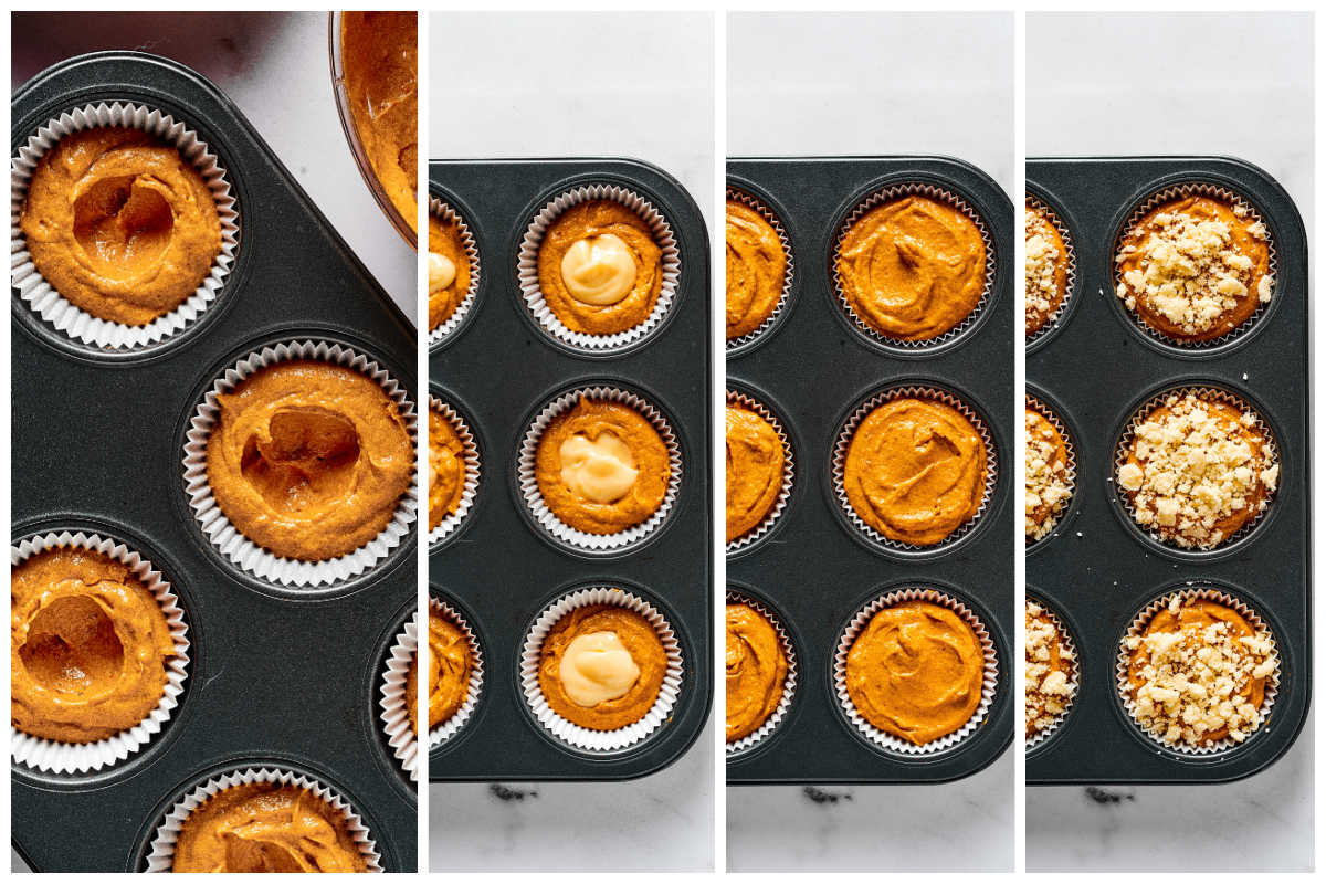 how to make pumpkin cream cheese muffins.