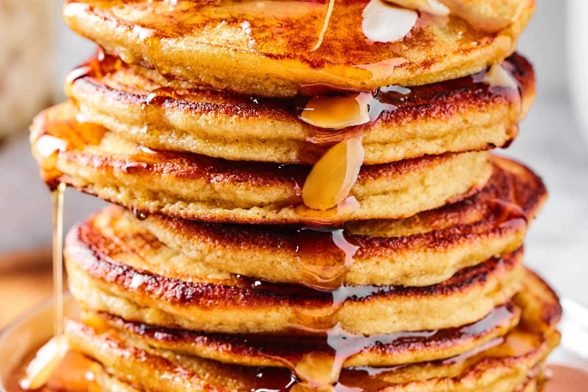 pancakes with almond flour.