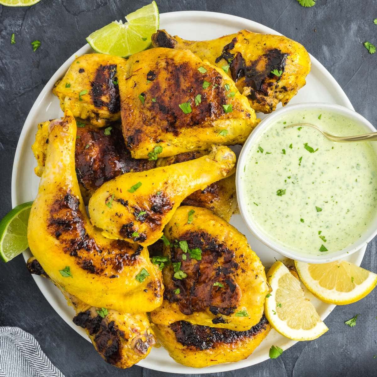 saffron chicken recipe.