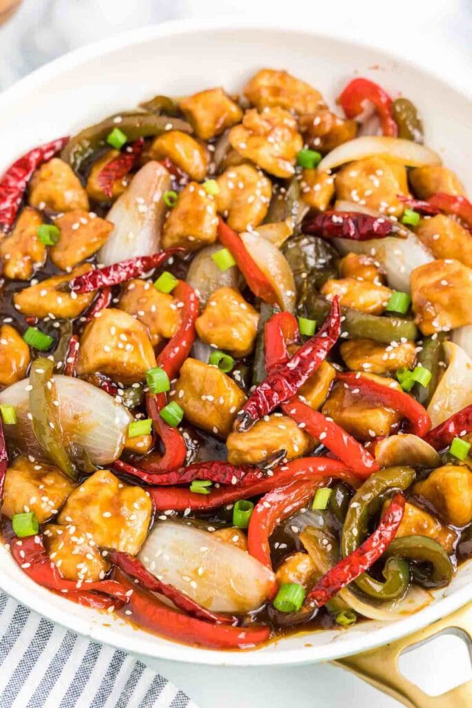 Szechuan Chicken In 10 Minutes | Easy Takeout Style Recipe