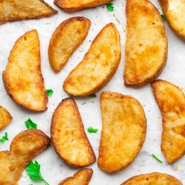 air fryer potato wedges recipe.
