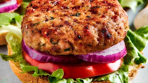 Frozen turkey burger in instant online pot