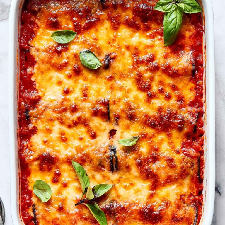 Eggplant Rollatini {Cheesy, Healthy, And Bakes In 25 Minutes!}