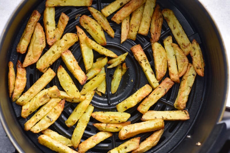 french fries in air fryer.