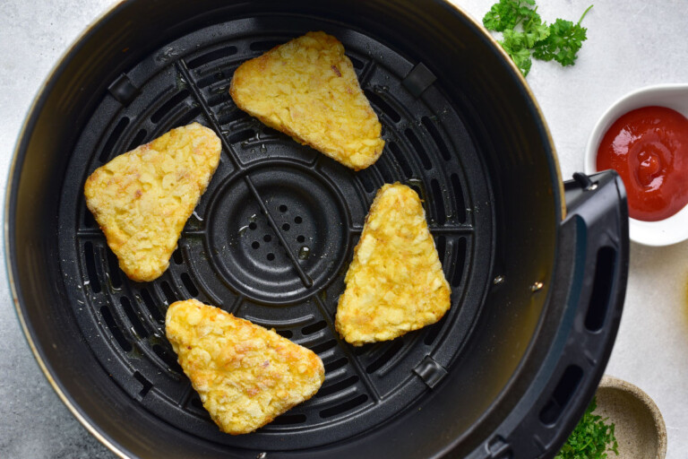 Air Fryer Hash Browns {Frozen or From Scratch} - The Big Man's World