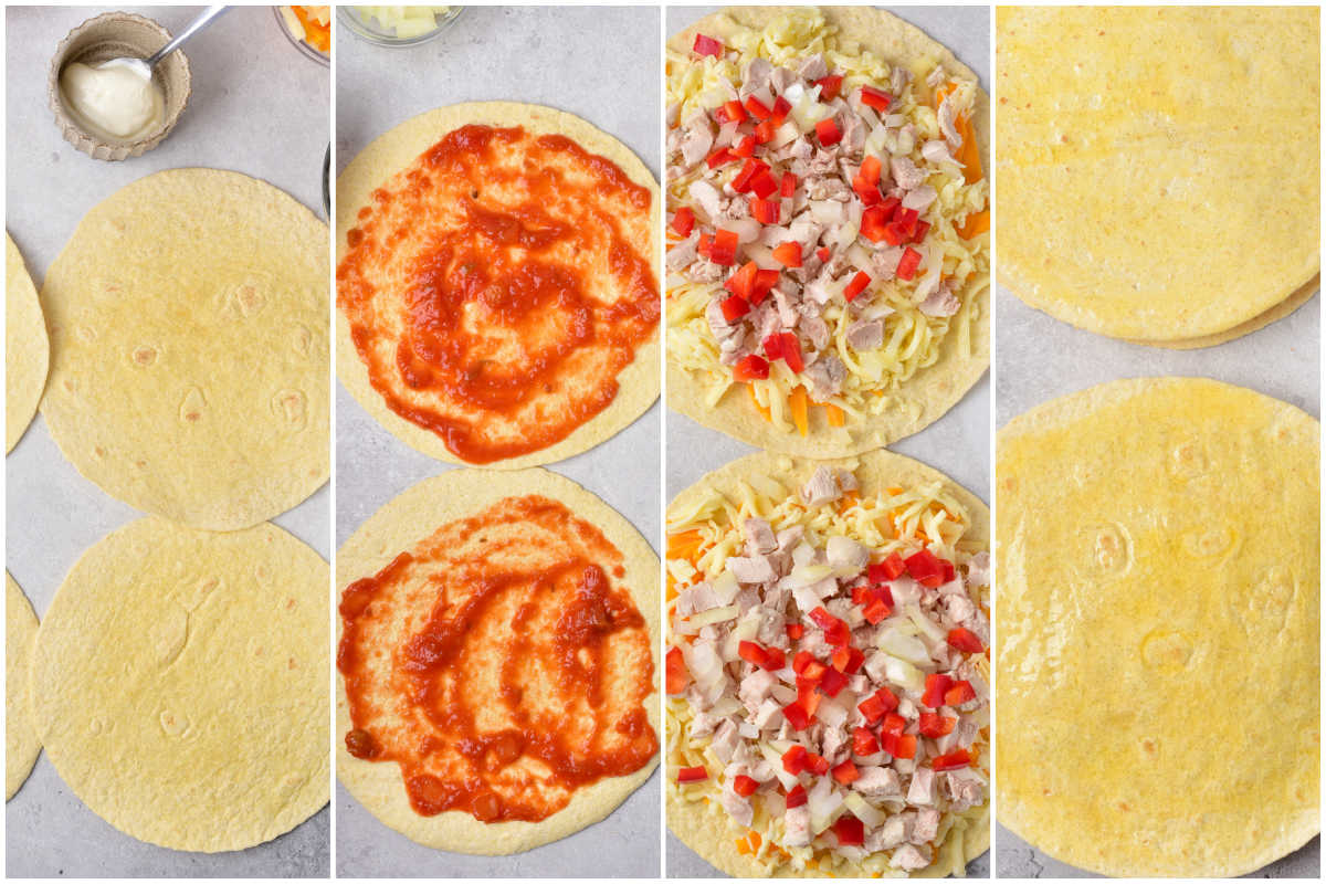 how to air fry quesadillas.