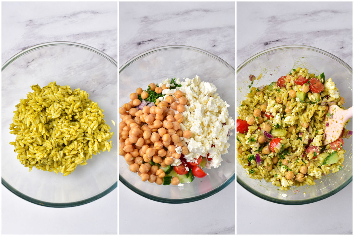 how to make orzo salad.