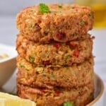 Air Fryer Crab Cakes {Crispy, Juicy, Ready In 8 Minutes!}