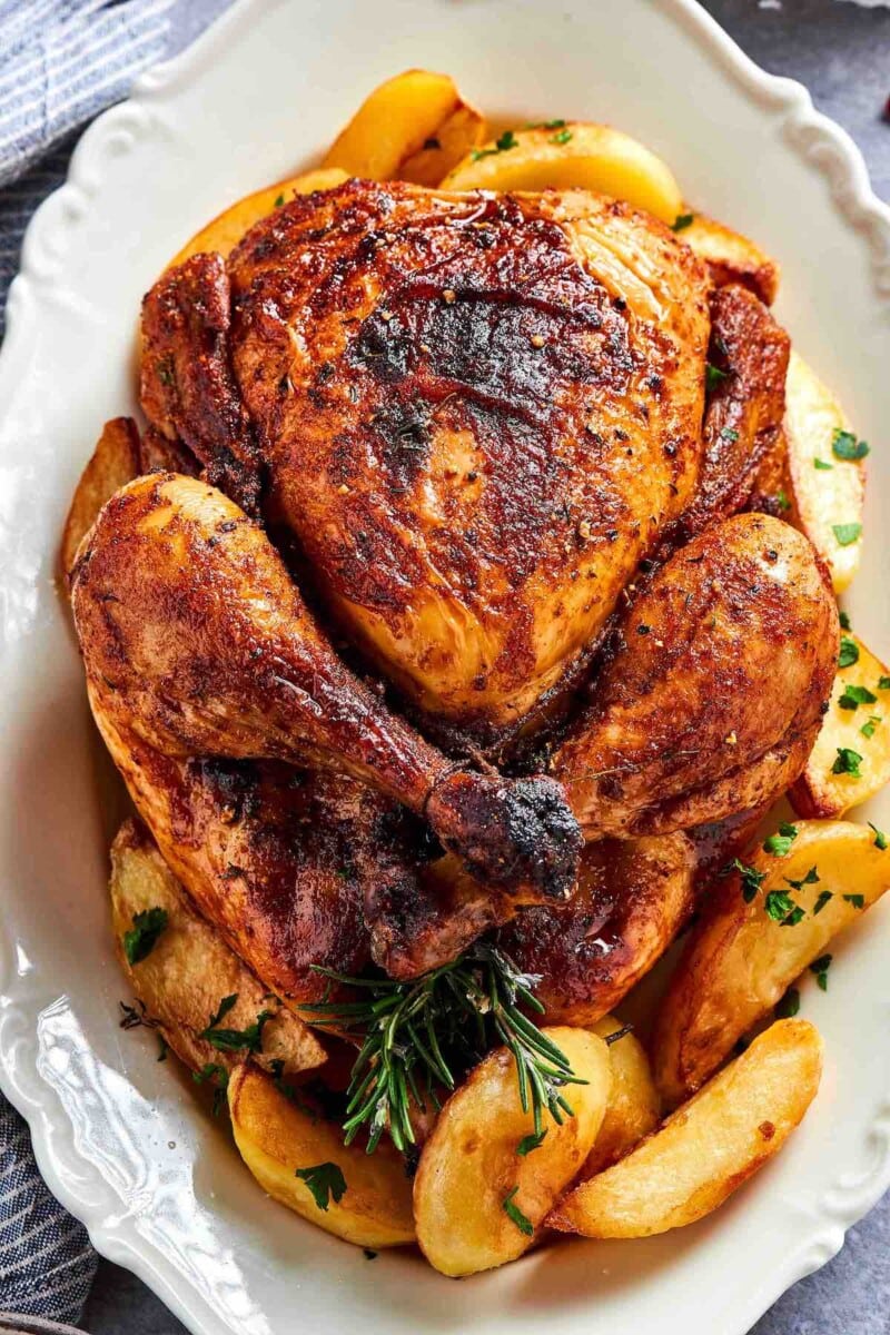 Air Fryer Whole Chicken (Extra Juicy, Most, And Cooks FAST!)
