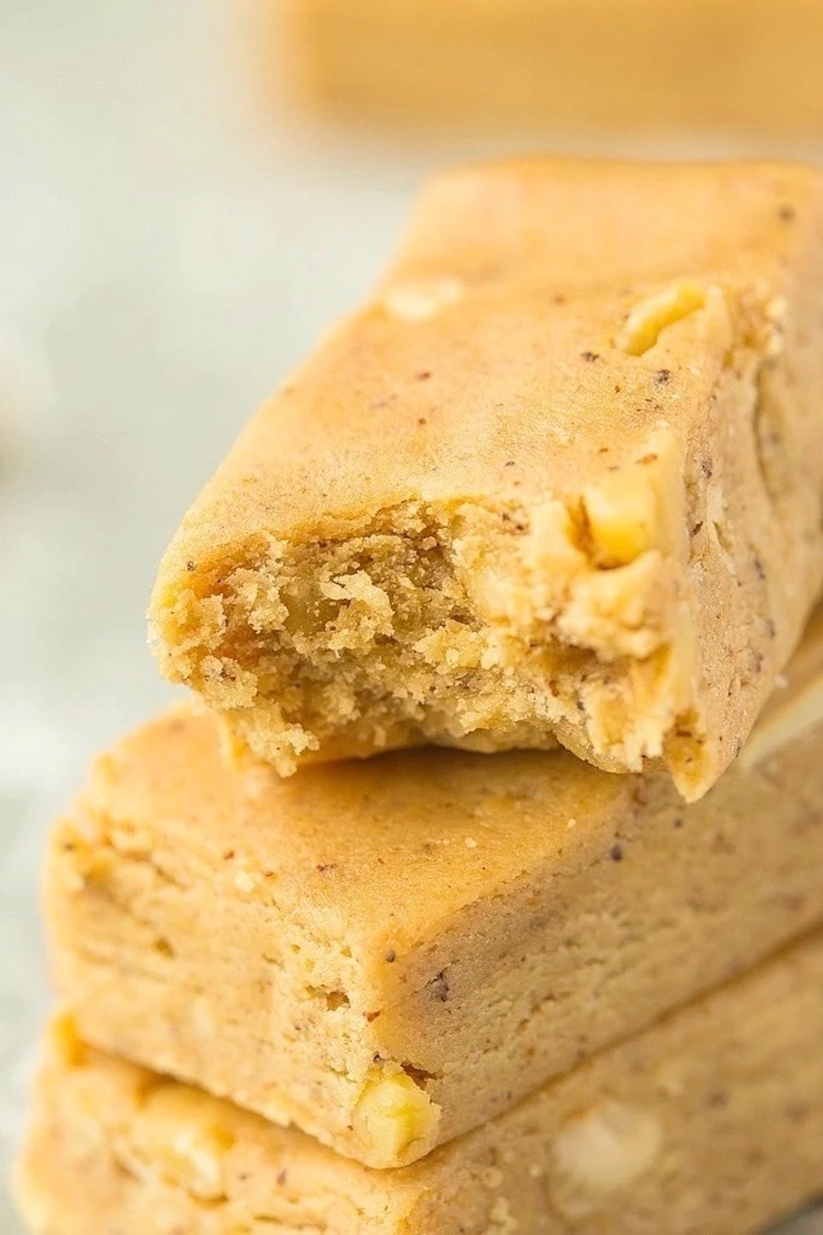 banana bread protein bars.