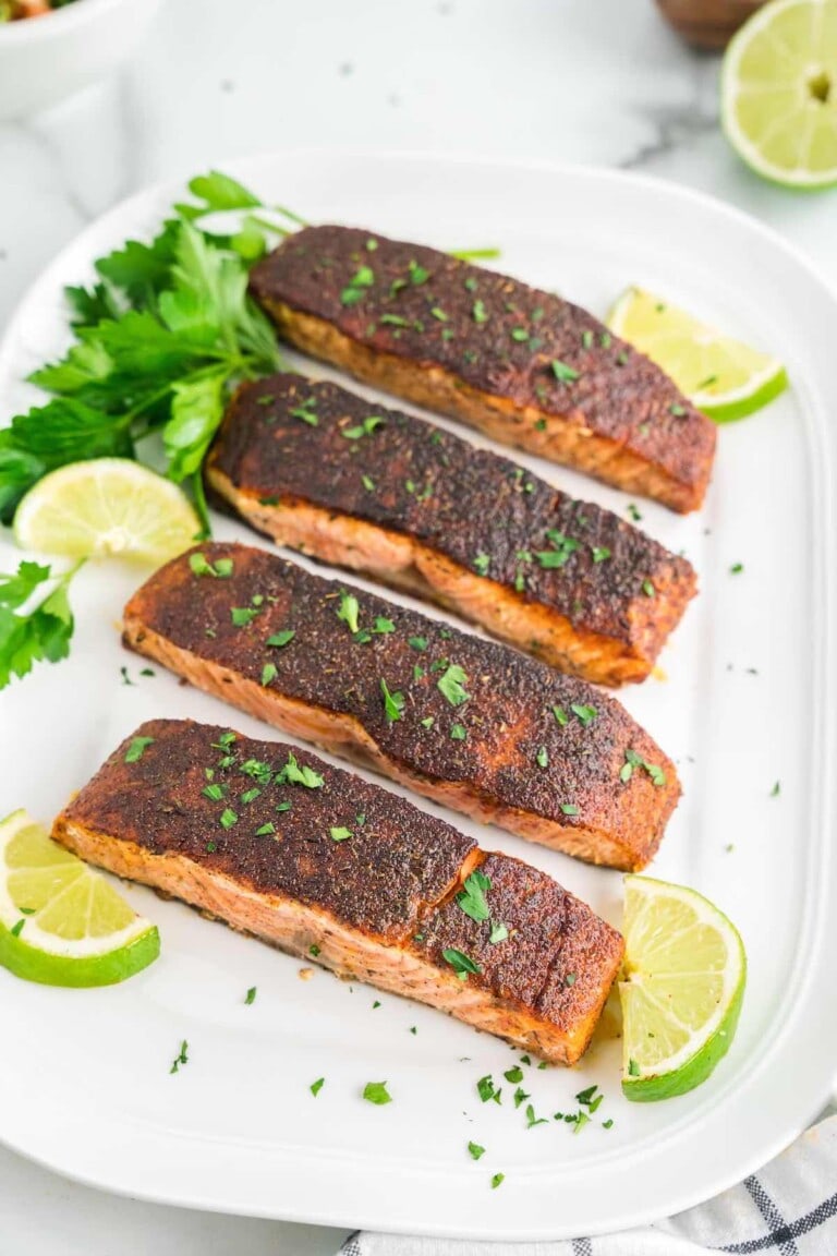 10-Minute Blackened Salmon - The Big Man's World