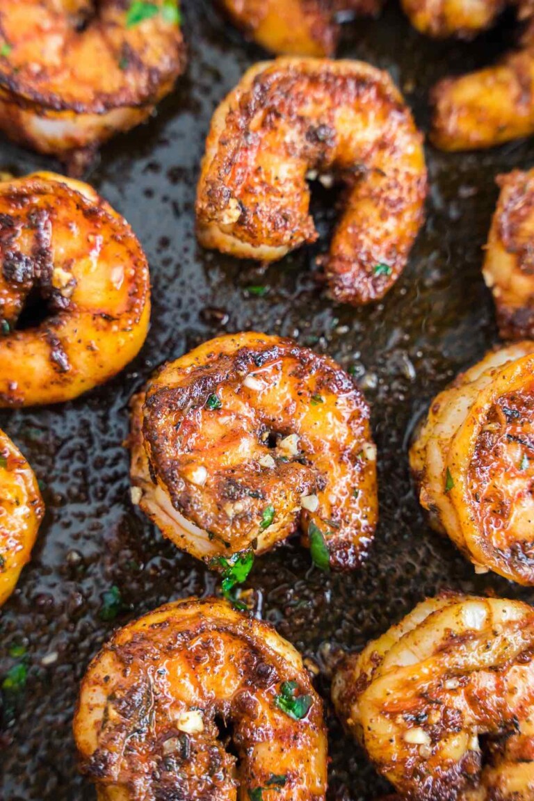 10-Minute Blackened Shrimp - The Big Man's World