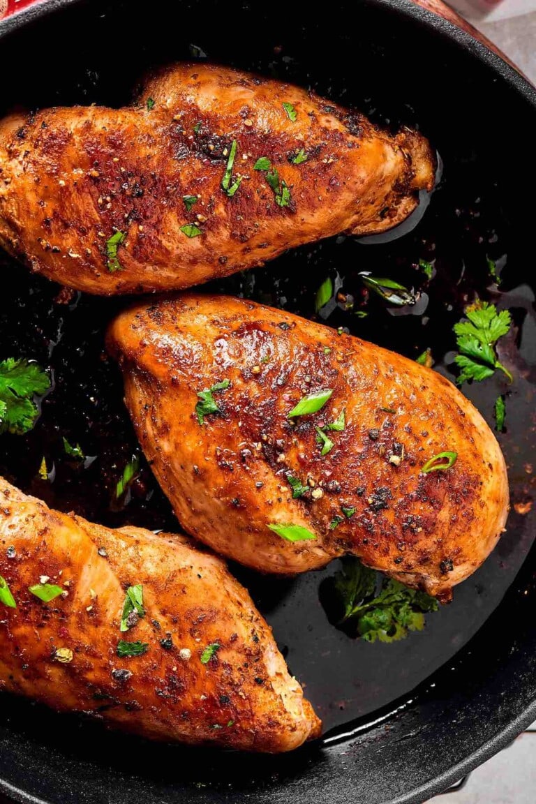 Cast Iron Chicken Breast {Juicy + Tender} The Big Man's World