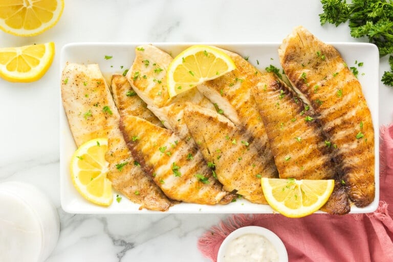 Grilled Tilapia {Cooks In 6 Minutes} - The Big Man's World
