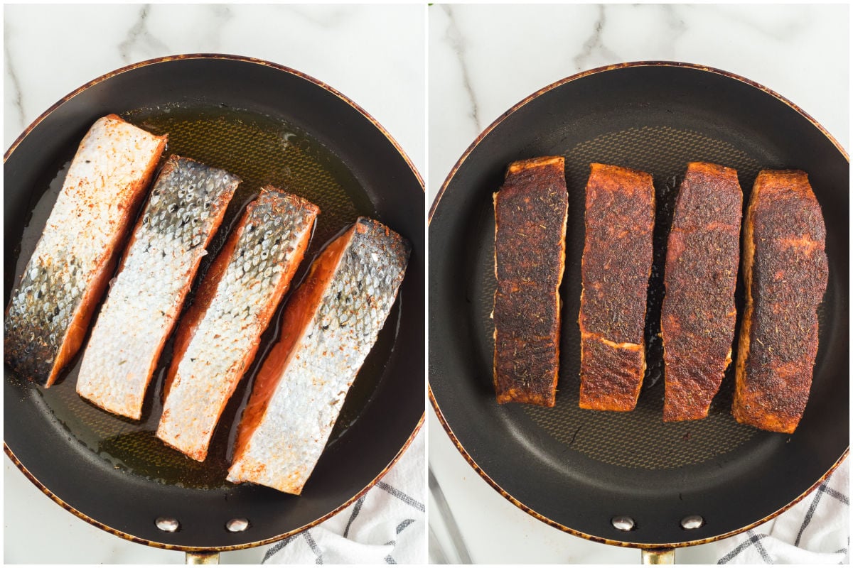 how to make blackened salmon.