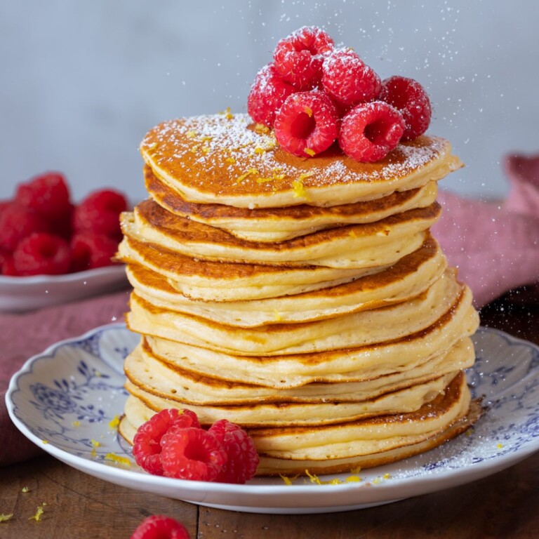 Lemon Ricotta Pancakes Recipe The Big Man's World
