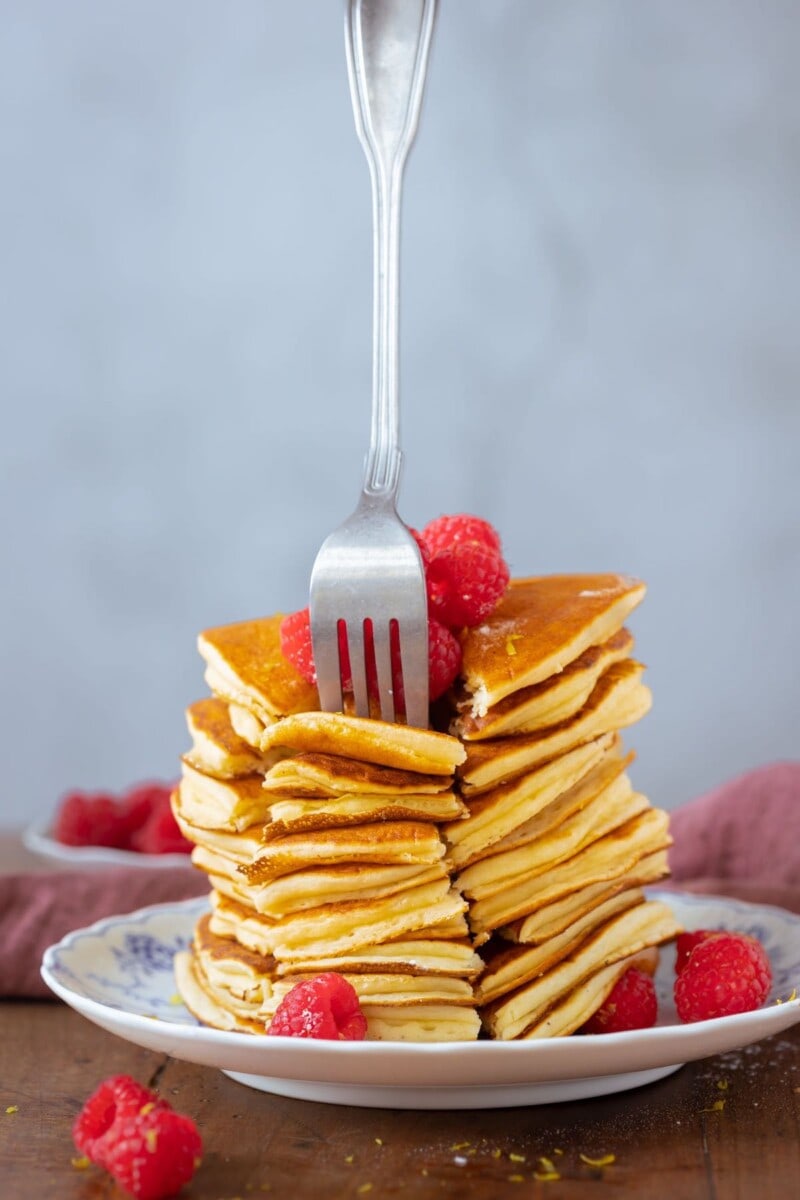 Lemon Ricotta Pancakes Recipe The Big Man's World