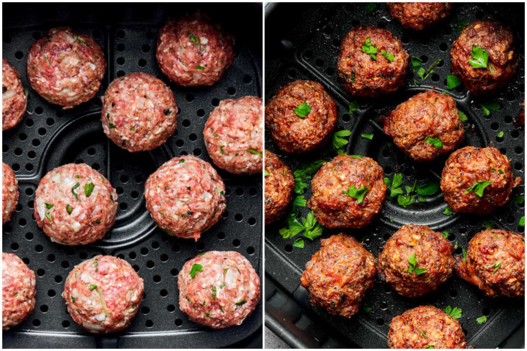 Air Fryer Meatballs In 10 Minutes The Big Man's World